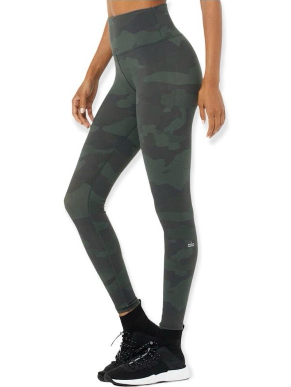 ALO Yoga /// Women’s High-Waist Vapor Leggings / Hunter Camo - Large